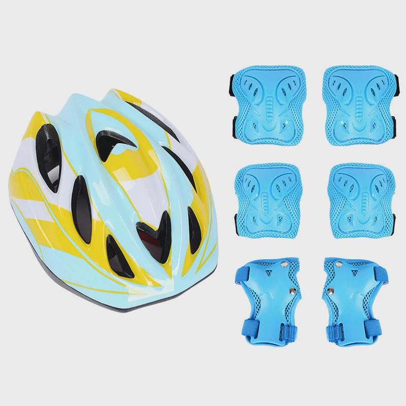 Blue helmet suit